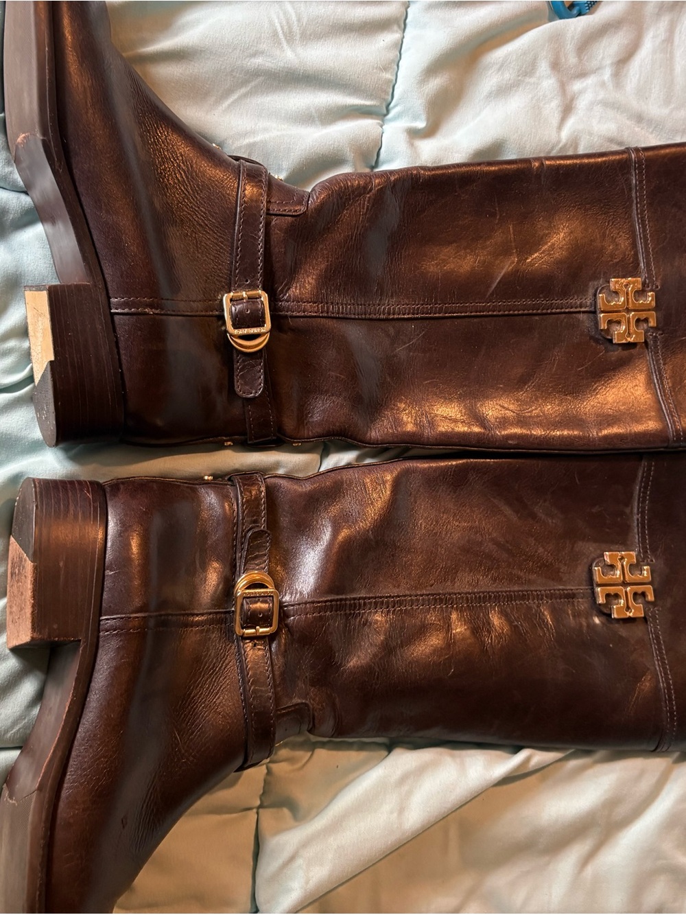 Tory Burch tall leather boots